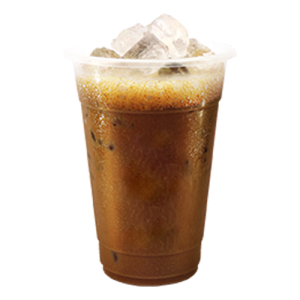 Ly cà phê sữa đá pha từ cà phê Trung Nguyên kết hợp Robusta và Arabica thơm ngon