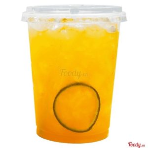 Ly cam ép tươi khổng lồ nguyên chất mát lạnh trang trí lát chanh