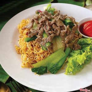 Món Mì Xào Bò thơm ngon tại Diệp Thị Food.